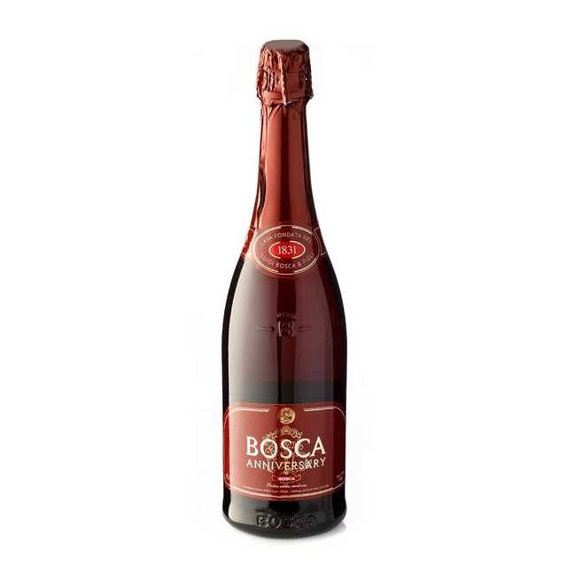 Red, sweet, sparkling fermented drink mixture BOSCA ANNIVERSARY (5%), 750 ml