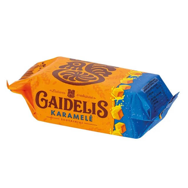 Sausainiai GAIDELIS KARAMELĖ, 160 g