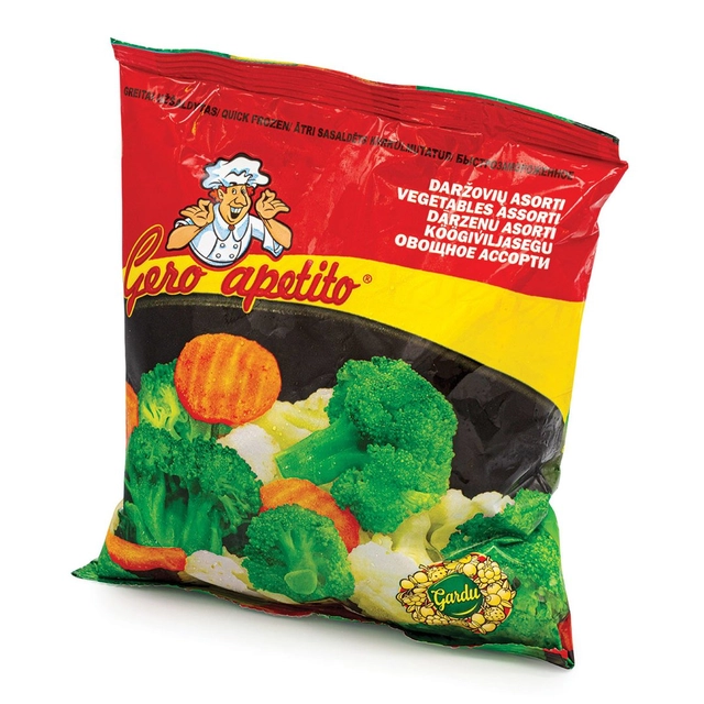 Šaldytas daržovių mišinys Asorti GERO APETITO, 400 g