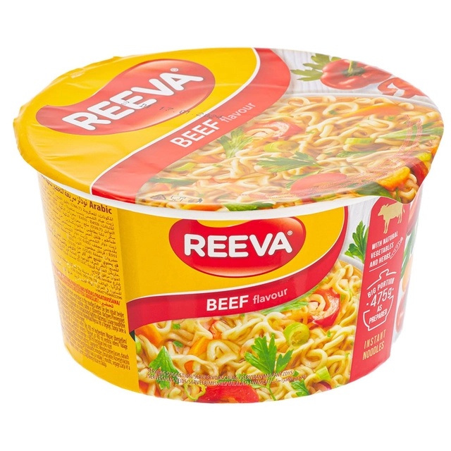 Makaronai jautienos skonio REEVA, 75 g