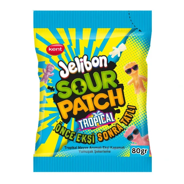 Жевательные конфеты SOUR PATCH ТРОПИЧЕСКИЕ, 80 г