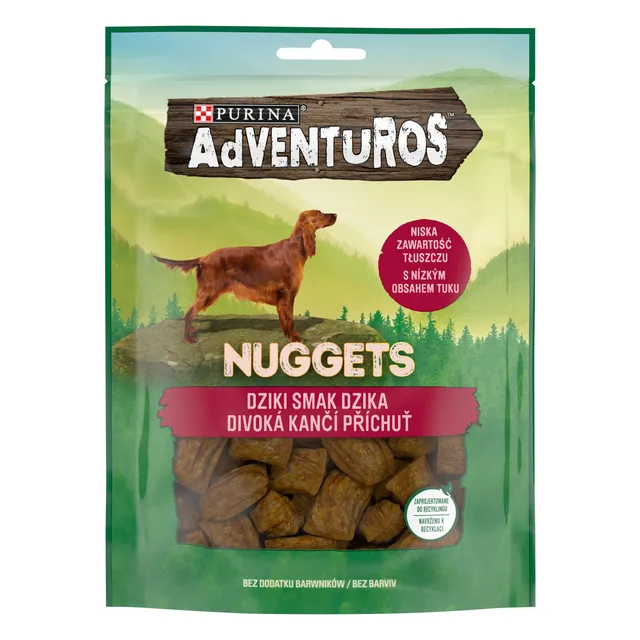 Wild boar flavor pieces ADVENTUROS, 90 g