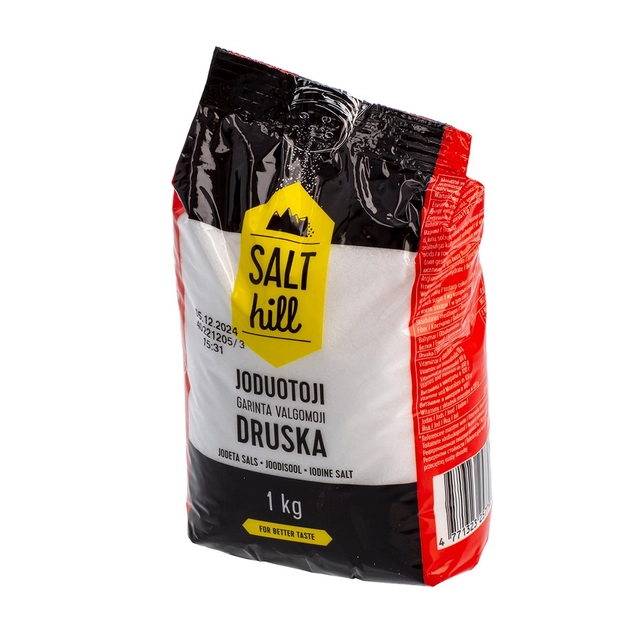 Black edible salt SALT HILL, 1 kg