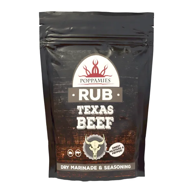 Spice mix TEXAS BEEF RUB POPPAMIES, 200 g