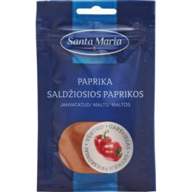 Maltos saldžiosios paprikos SANTA MARIA, 22 g