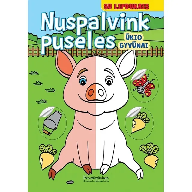 Knyga NUSPALVINK PUSELES. ŪKIO GYVŪNAI