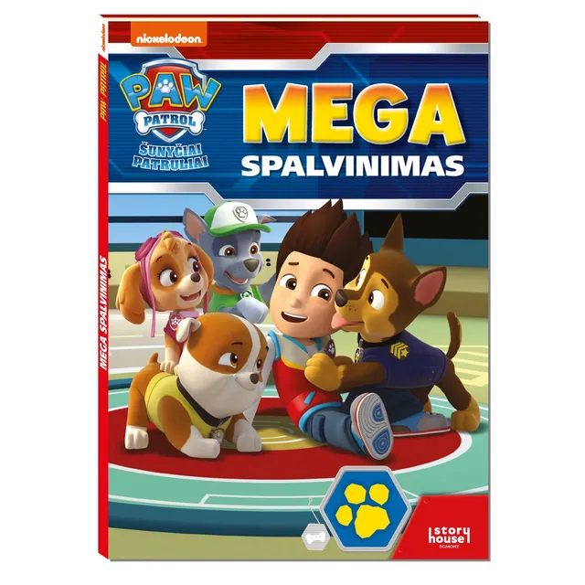 Knyga ŠUNYČIAI PATRULIAI MEGA SPALVINIMAS