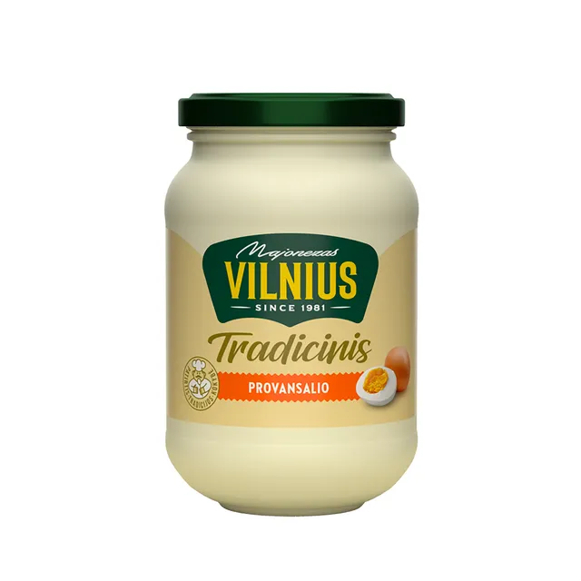 Provansalio majonezas VILNIUS 40% rieb., 475 ml (430 g)