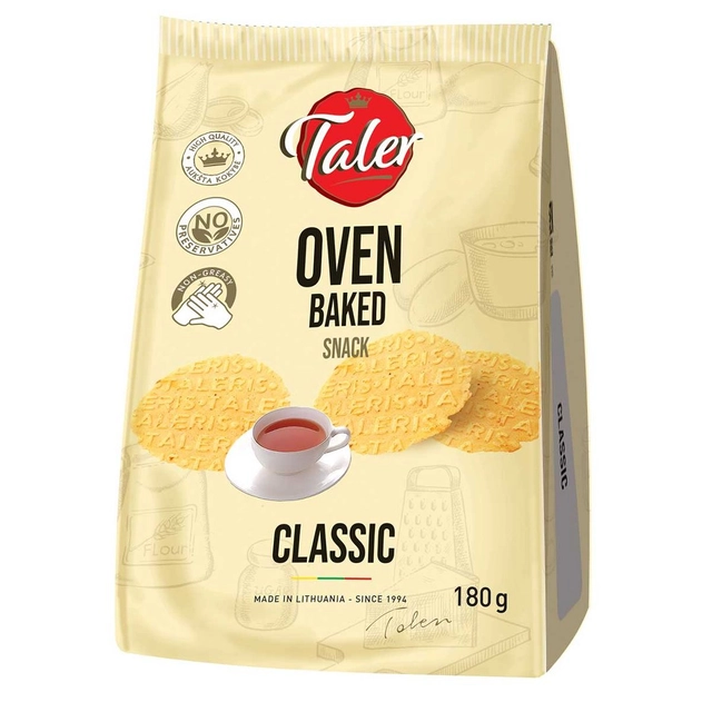 Klasikiniai traškučiai TALER, 180 g