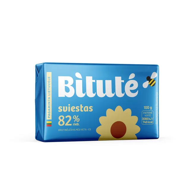 Sviestas 82% rieb. IKI/BITUTĖ, 170G