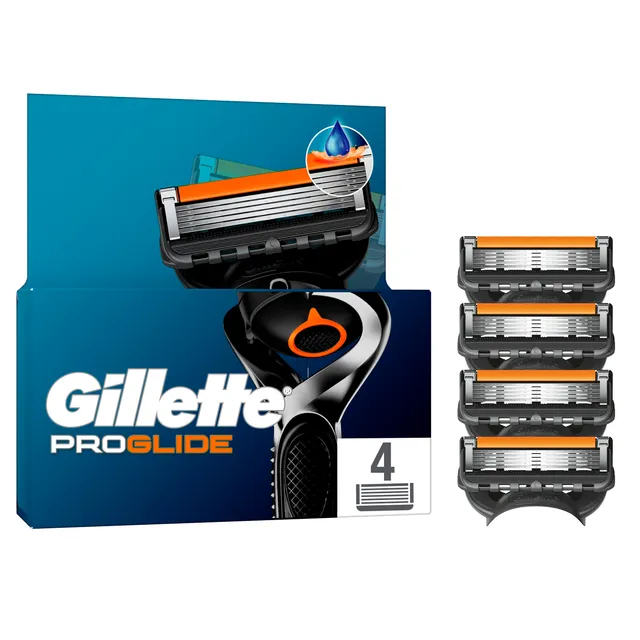 Skustuvo galvutės GILLETTE FUSION PROGLIDE, 4 vnt.