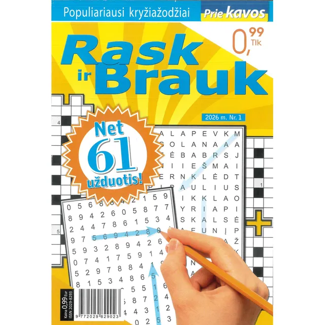 Kryžiažodžiai RASK IR BRAUK