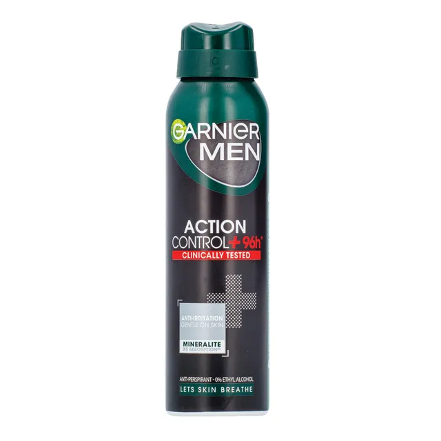 Purškiamas dezodorantas GARNIER MINERAL MEN AC CLINICALLY TESTED, 150 ml