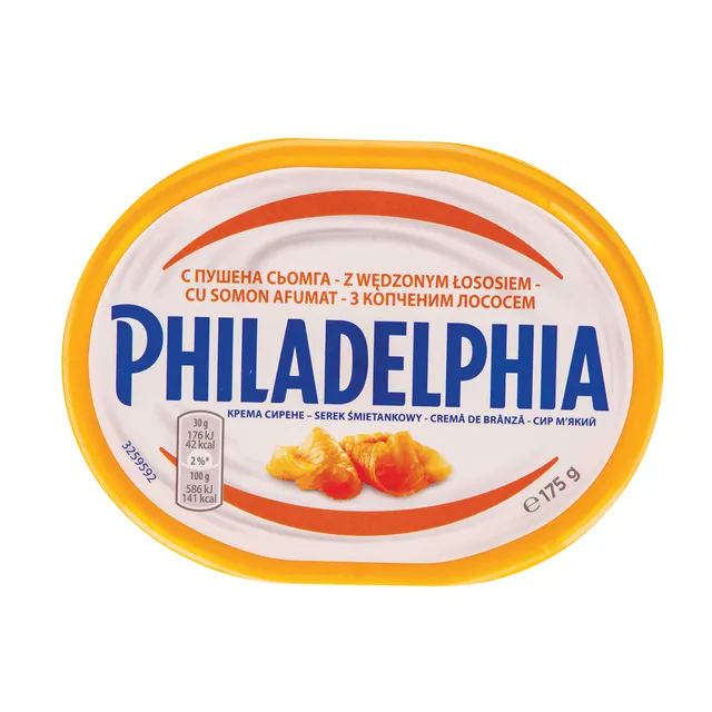 Tepamasis sūris su lašiša PHILADELPHIA, 175 g  