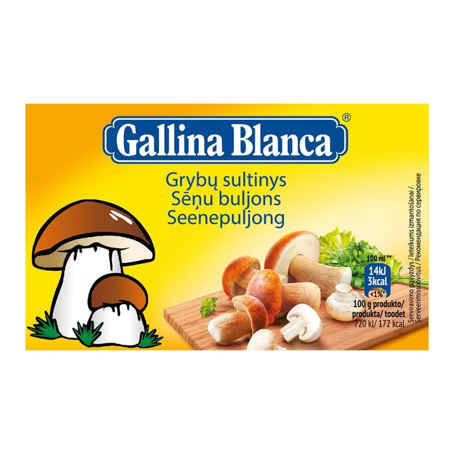 Mushroom broth GALLINA BLANCA, 80 g