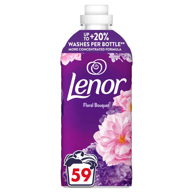 Minkštiklis LENOR Floral Bouquet, 59 skalb., 1239ml