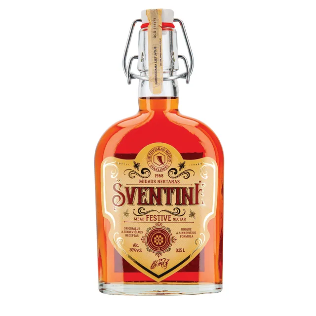 Lithuanian mead nectar ŠVENTINĖ 30% 0,35L
