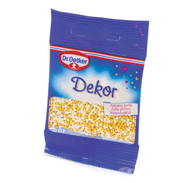 Посыпка "Золотые жемчужины" DR. OETKER, 10 г