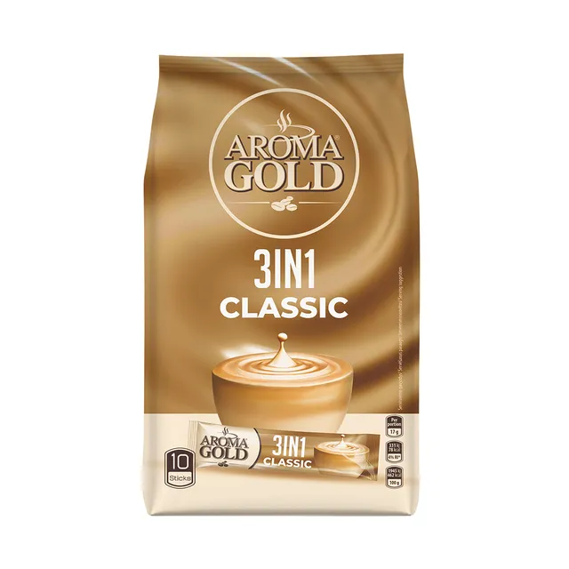 Кофейный напиток AROMA GOLD 3IN1, 170 г