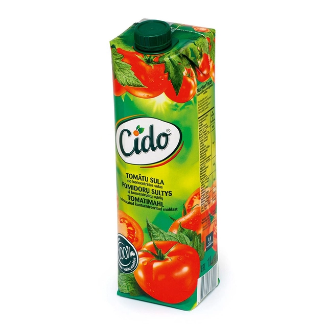 Tomato juice CIDO (100%), 1 l