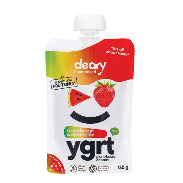 Strawberry-watermelon plant dessert DEARY, 130 g