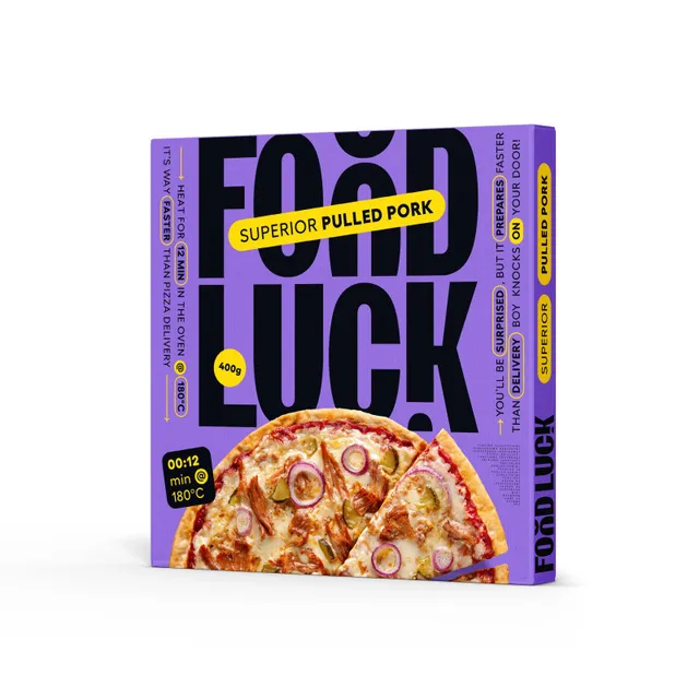 Пицца с рваной свининой FOOD LUCK, 400 г