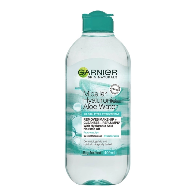 Micellar cleansing water GARNIER HYALURONIC ALOE, 400 ml