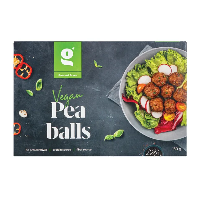 Горошковые шарики GOURMET GREEN, 6x160г