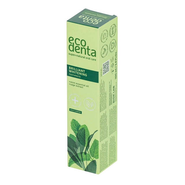 Whitening toothpaste ECODENTA, 100 ml