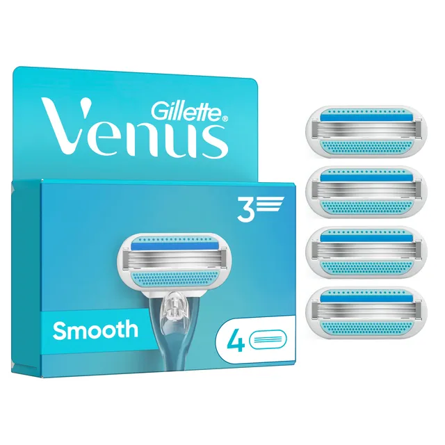 Skustuvo galvutės VENUS SMOOTH, 4 vnt.