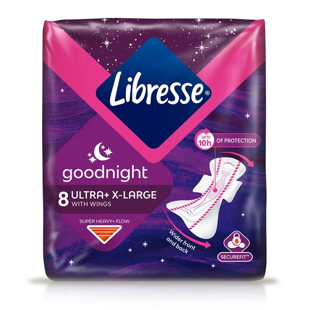 Paketai LIBRESSE ULTRA NIGHT EXTRA, 8 vnt.