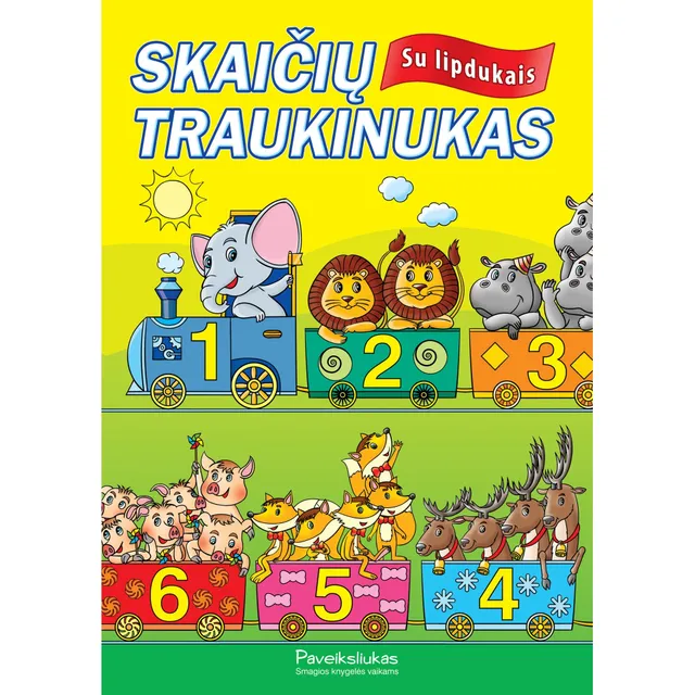Knyga SKAIČIŲ TRAUKINUKAS