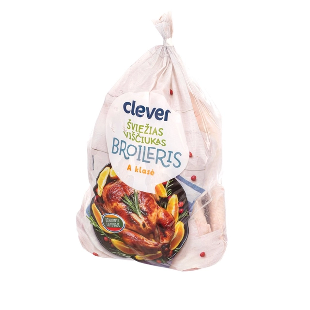 Šviežias Viščiukas broileris CLEVER
