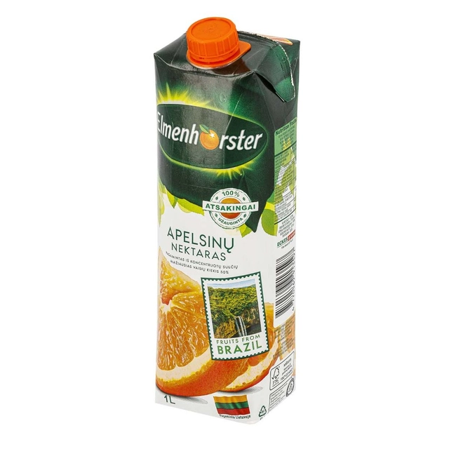 Apelsinų nektaras ELMENHORSTER (50%), 1 l