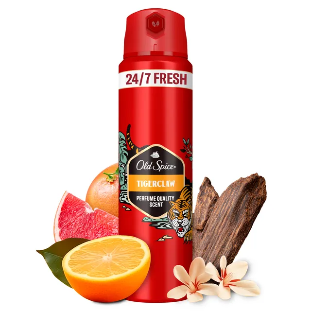 Purškiamas dezodorantas OLD SPICE TIGER CLAW, 150 ml
