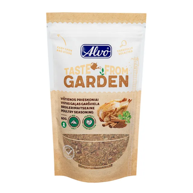 Chicken spices ALVO TASTE FROM GARDEN, 60 g