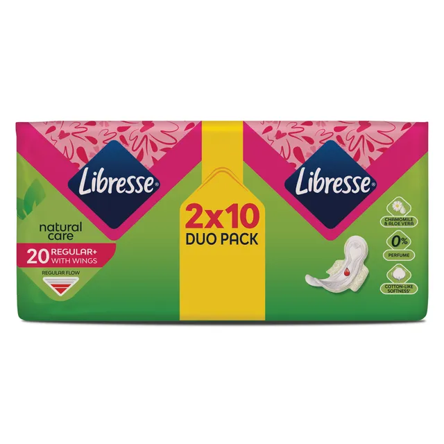 Higieniniai paketai LIBRESSE NATURAL, 20 vnt.