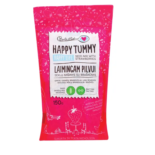 Seed mix with strawberries BEATOS VIRTUVĖ, 150 g