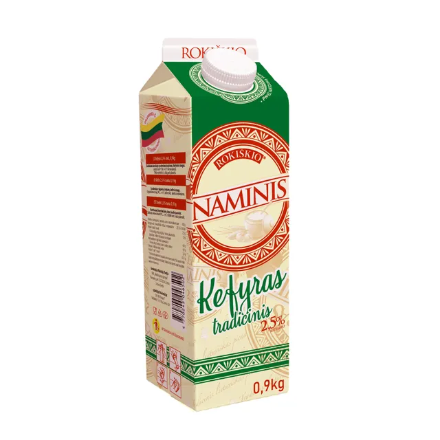 Rokiškio kefyras NAMINIS, 2,5% rieb., 900 g