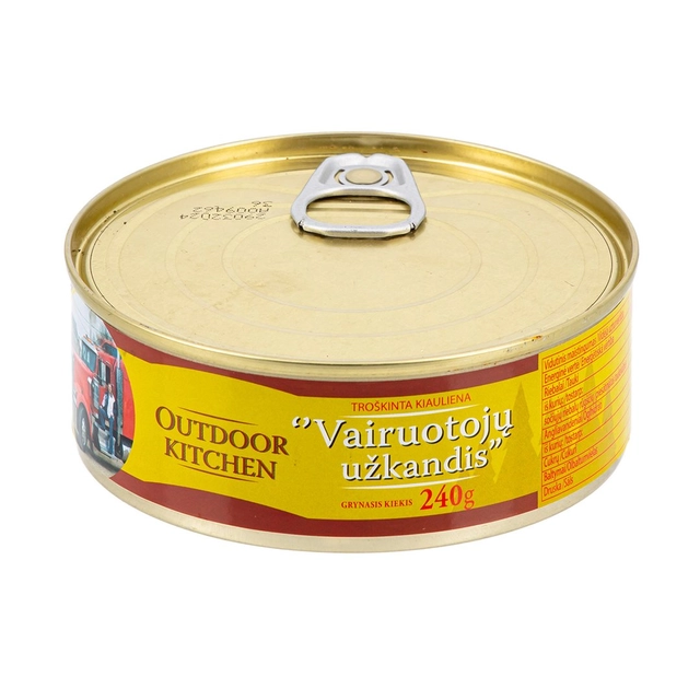 Тушеная свинина OUTDOOR KITCHEN ВОДИТЕЛЬСКИЙ СНЕК, 240 г