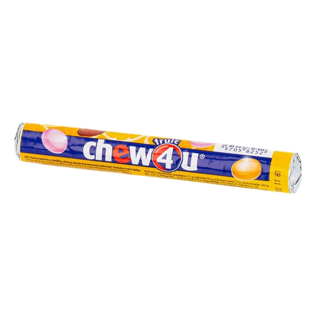 Жевательная резинка CHEW4U FRUIT ROLLS, 38 г