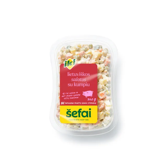 Lithuanian salad with ham IKI CHEFS, 350 g