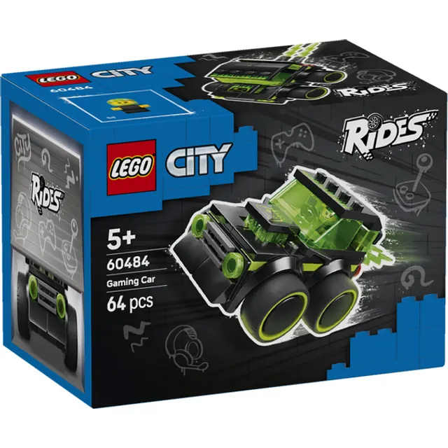 Ratai žaidimų lenktyninis automobilis LEGO City, 60484
