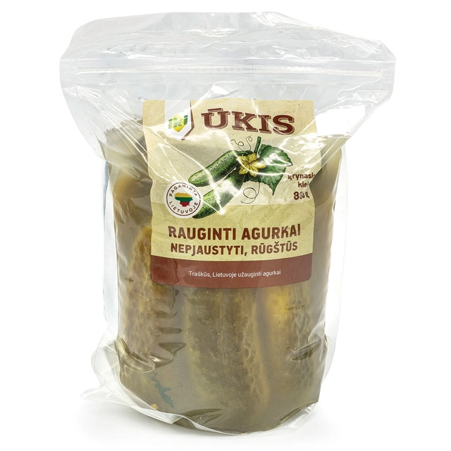 Rauginti agurkai IKI ŪKIS, 500 g