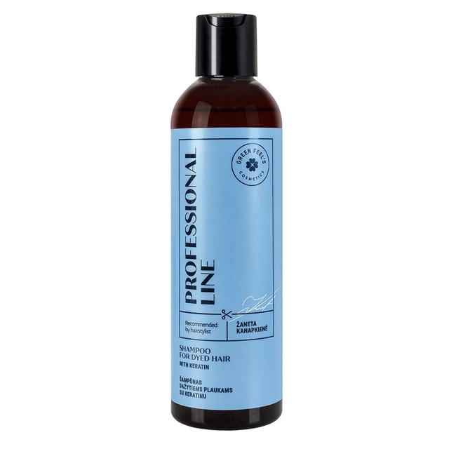 Šampūnas su keratinu GREEN FEEL'S PROF LINE, 250 ml
