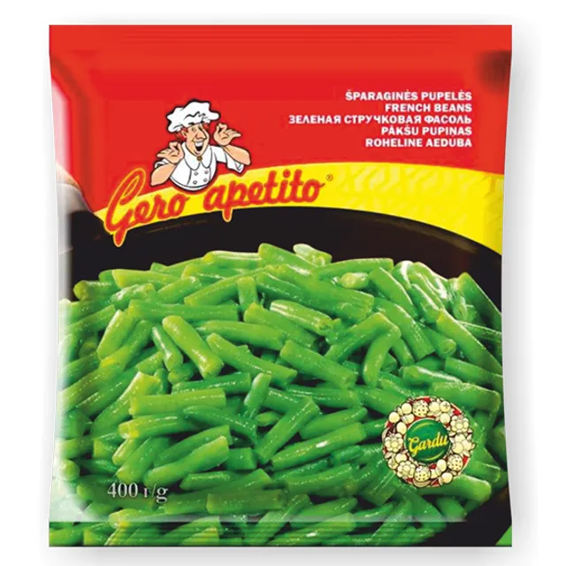 Šaldytos šparaginės pupelės GERO APETITO, 400 g