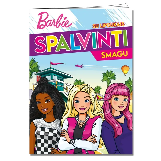 Knyga BARBIE. SPALVINTI SMAGU