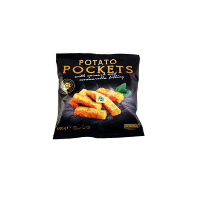 Frozen potato pockets with cheese and spices WERNSING, 600 g
