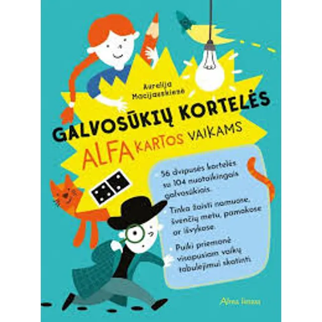 Knyga GALVOSŪKIŲ KORTELĖS ALFA  KARTOS VAIKAMS