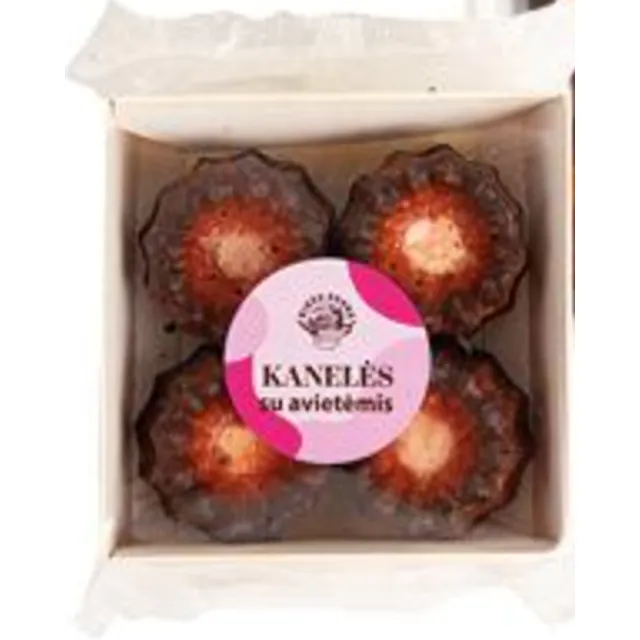 Kanelės su avietėmis BIRŽŲ DUONA, 160 g (supakuota)